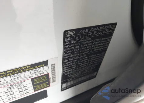 2014 Land Rover Range Rover 3.0L V6 Supercharged Hse из США, поврежденный, VIN SALGS2WF8EA174795